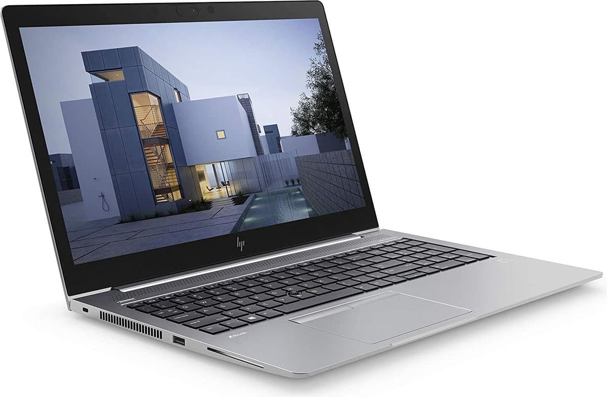 HP ZBook 15v G5 – i7 8th Gen 8750H, 16GB RAM, 256GB SSD, NVIDIA P600 4GB, 1080p Touchscreen
