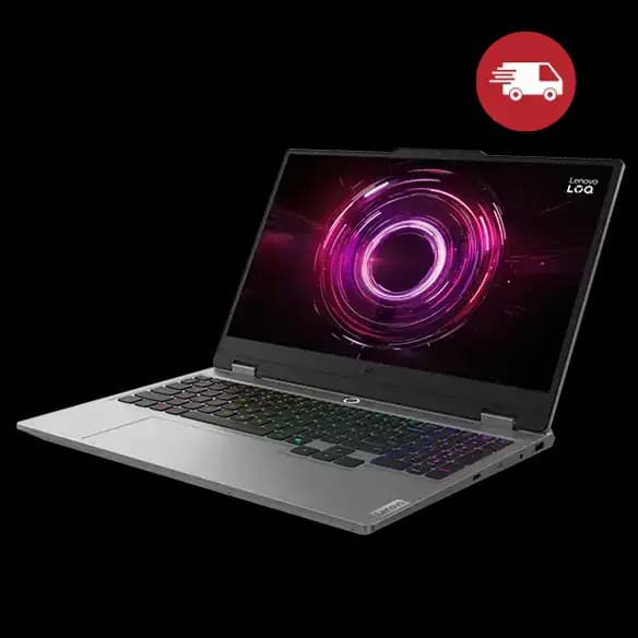 Lenovo LOQ 15AHP9 Gaming Laptop - Ryzen 5 8645HS, RTX 4050 6GB 16GB DDR5 512GB NVME - Pixlaps Pakistan